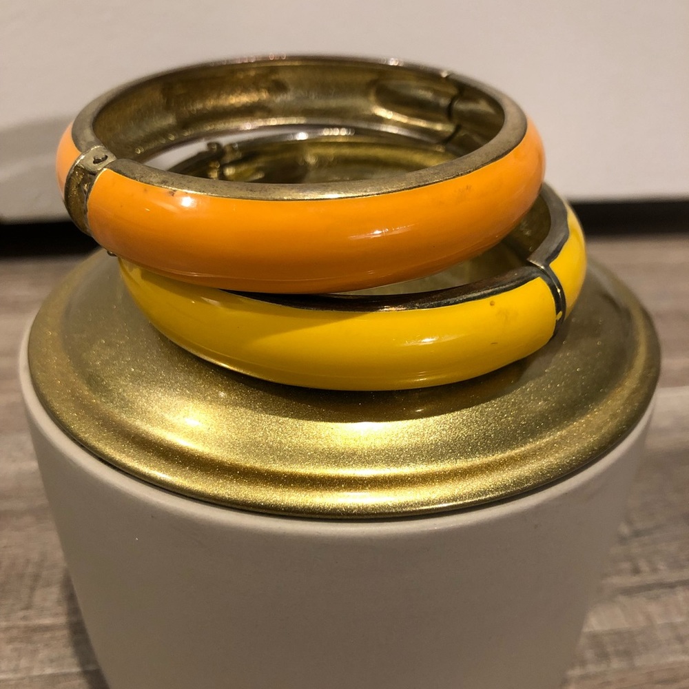 Orange and Yellow bangles